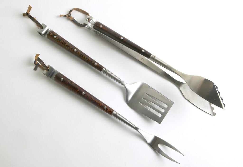 Detail of Grilling utensils by Anonymous