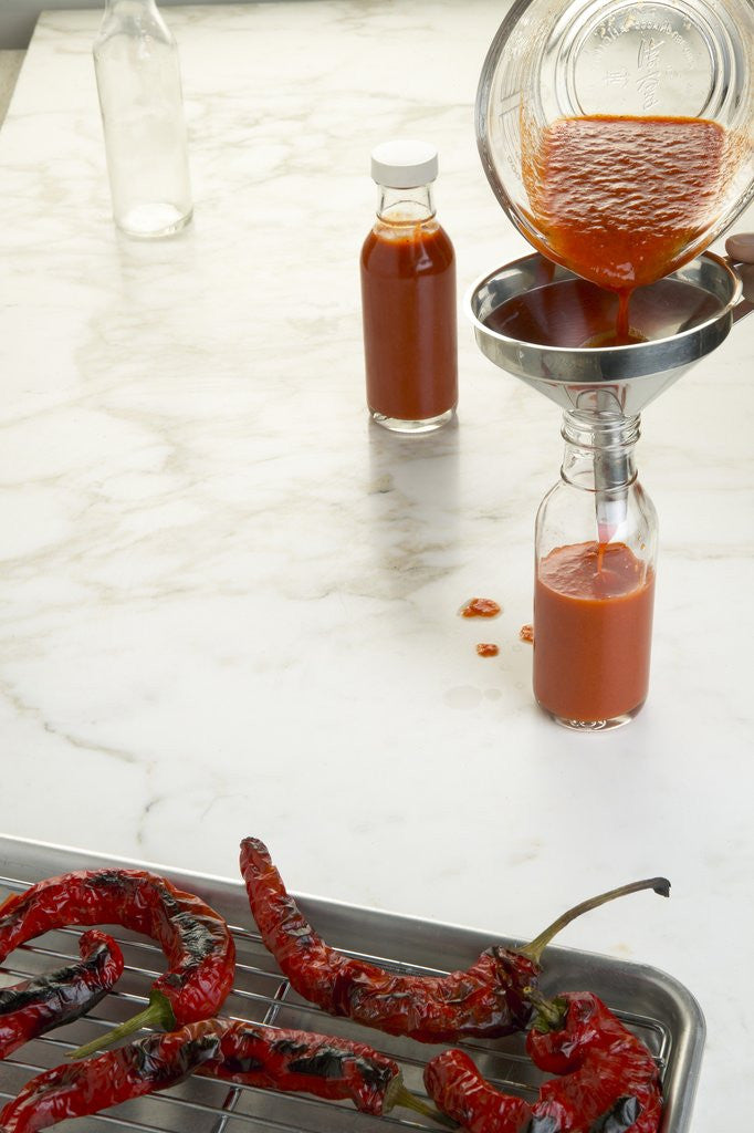 Detail of Hot chile sauce by Anonymous
