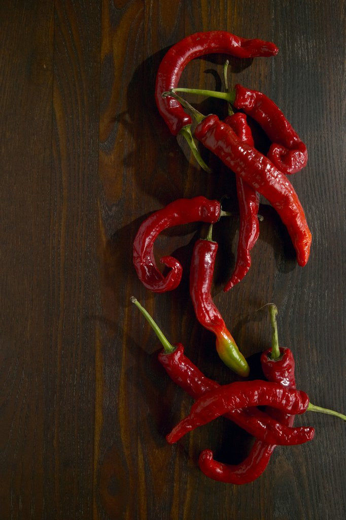 Detail of Chile peppers by Anonymous