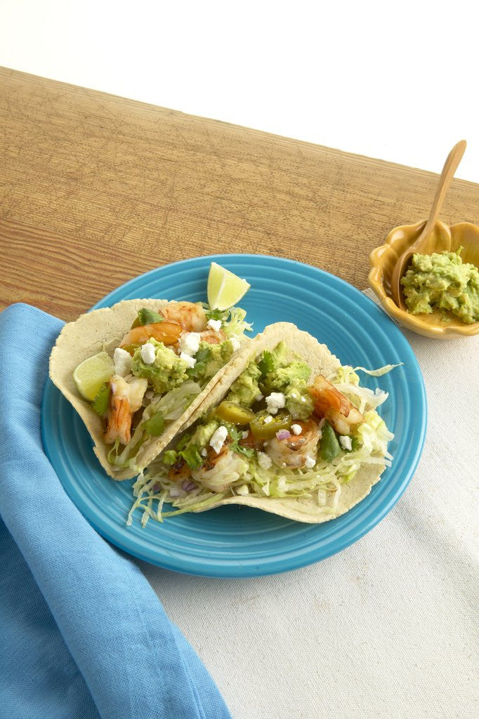 Detail of Shrimp tacos by Anonymous