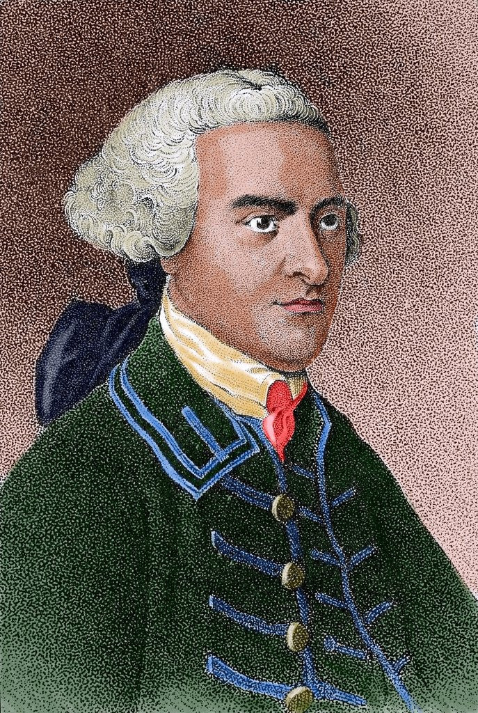 Detail of John Hancock (1737-1793) by Anonymous