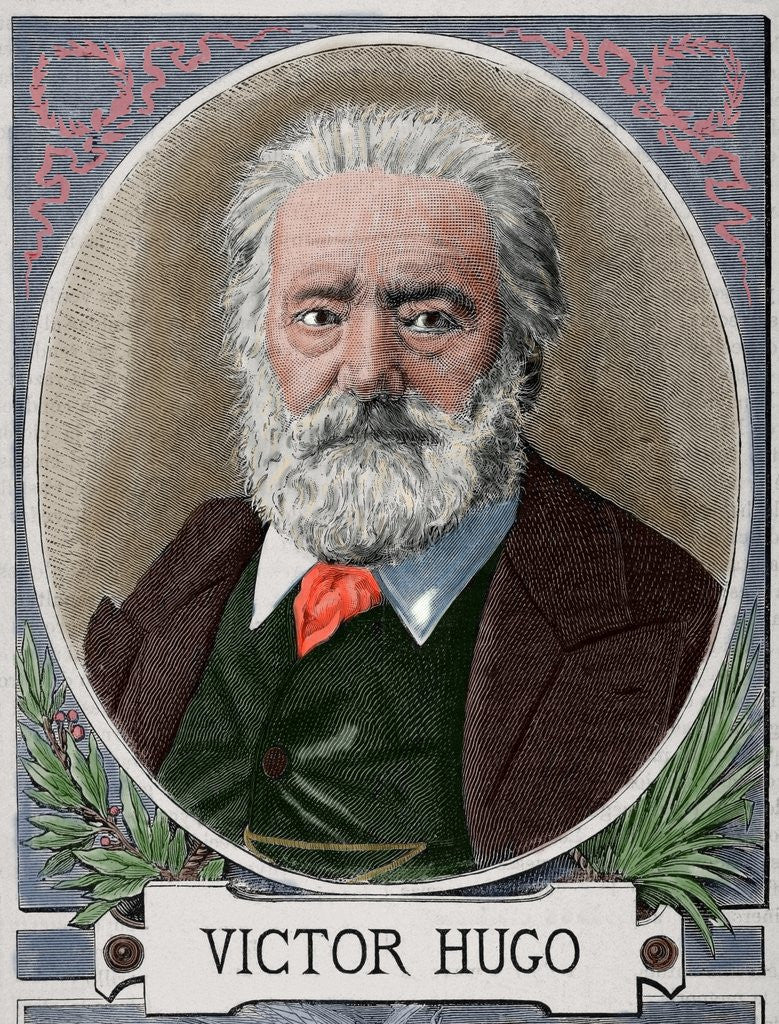 Detail of Victor Hugo (1802-1885) by Anonymous