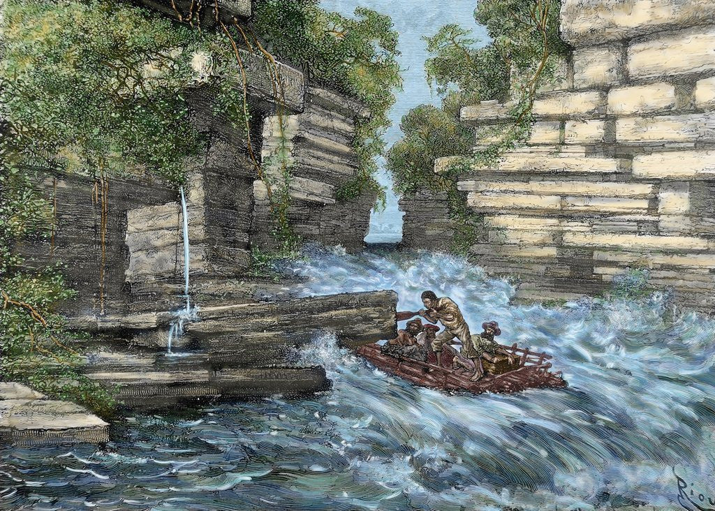 Detail of Lewis and Clark Expedition (1803-1806) by Anonymous