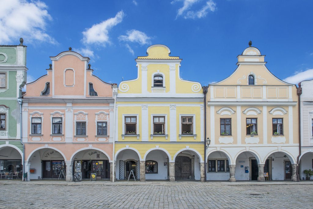 Detail of Telc Town Square by Anonymous