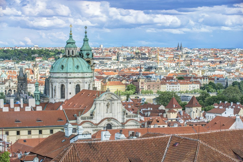 Detail of Mala Strana by Anonymous