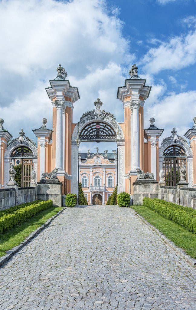 Detail of Nove Hrady Chateau by Anonymous