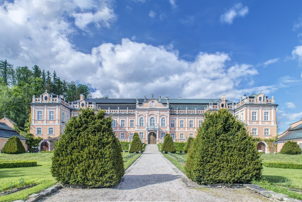 Detail of Nove Hrady Chateau by Anonymous