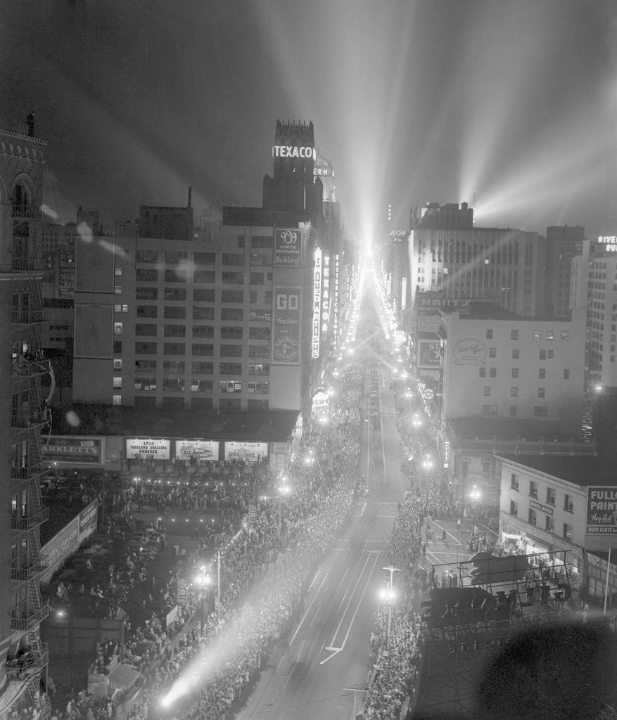 Detail of Boulder Dam Power Celebrated in Los Angeles by Anonymous