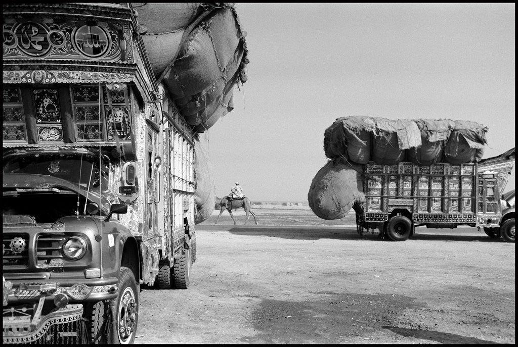 Detail of Pakistan, Truck on the Baluchistan road by Anonymous