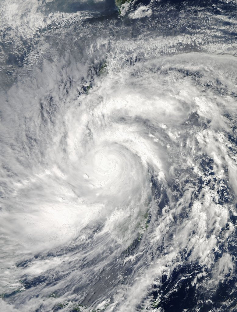 Detail of Super Typhoon Haiyan over the Phillipines by Anonymous