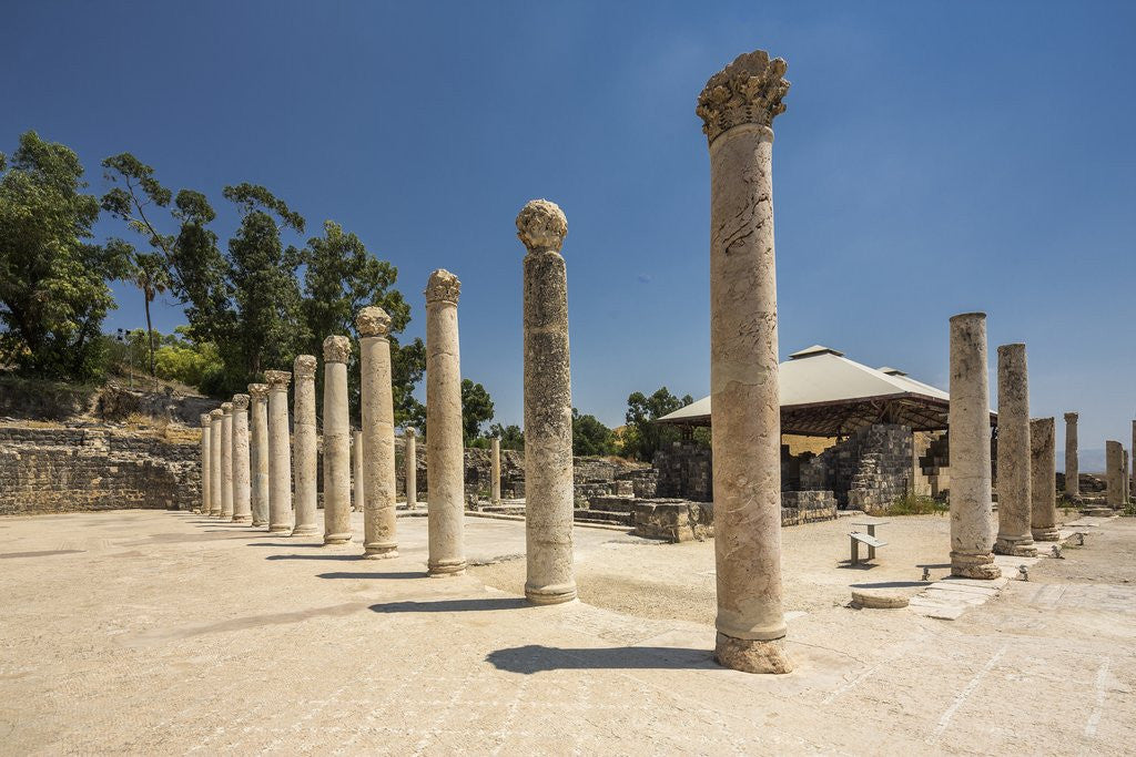 Detail of Beit She'an National Park (Scythopolis), the Western Bathhouse by Anonymous