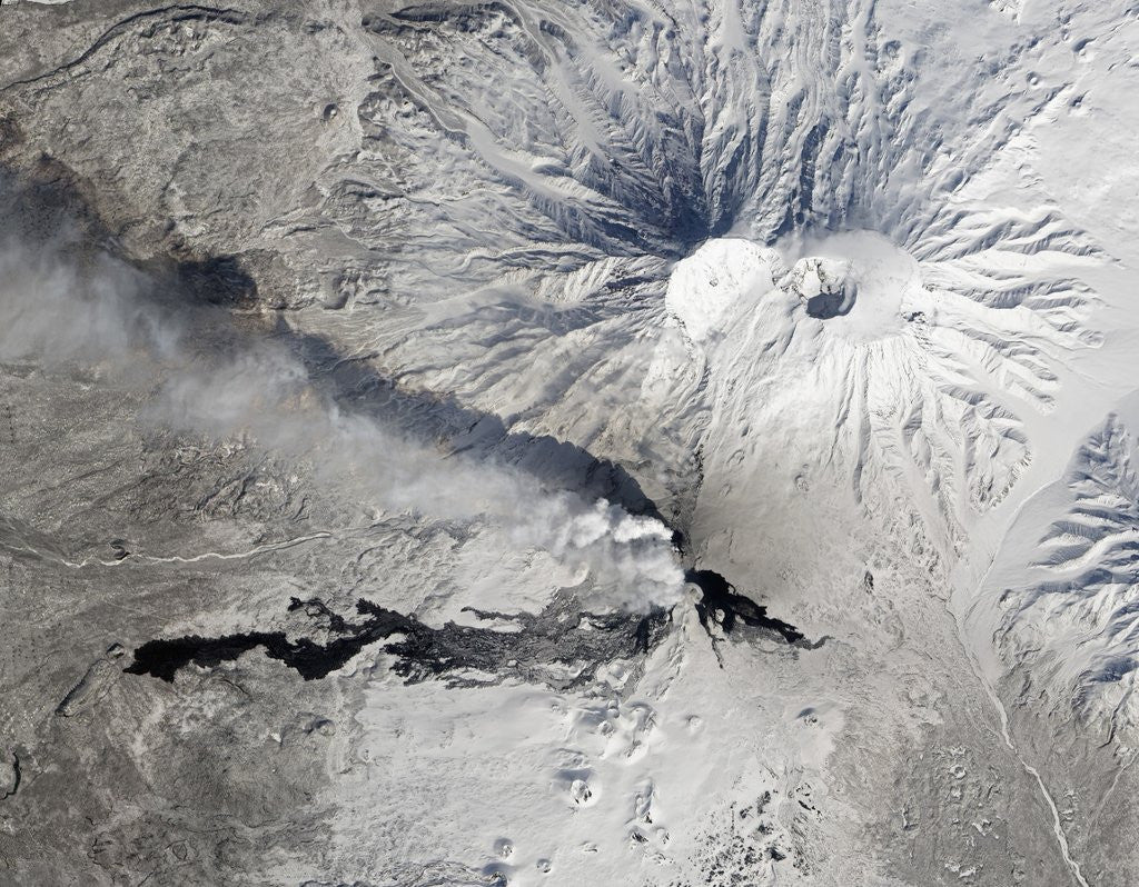Detail of Activity at the Tolbachik volcano by Anonymous