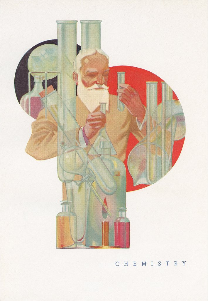 Detail of Chemistry in the Lab by Anonymous