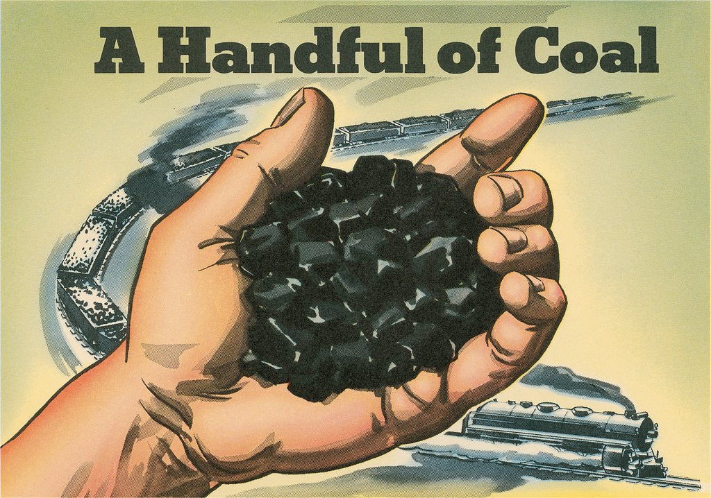 Detail of Handful of Coal by Anonymous