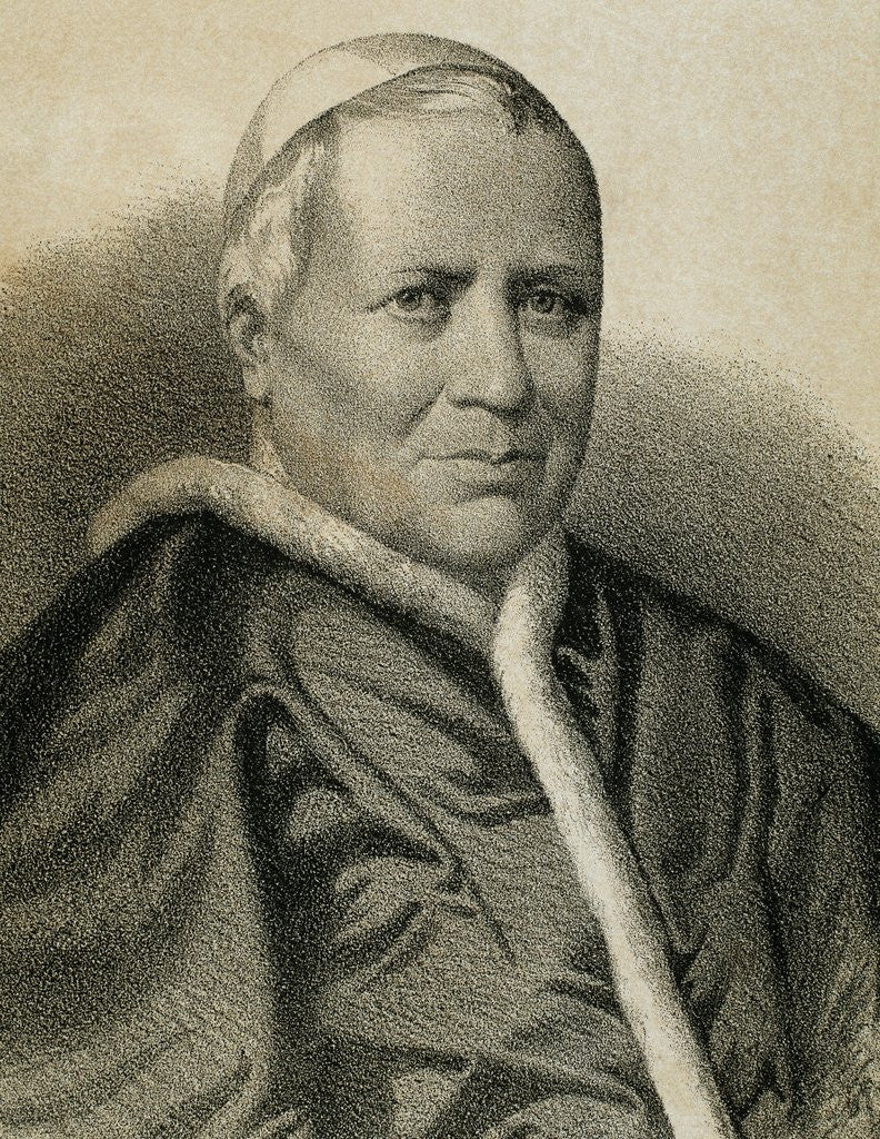 Detail of Pius IX (1792-1878). Italian pope. by Anonymous