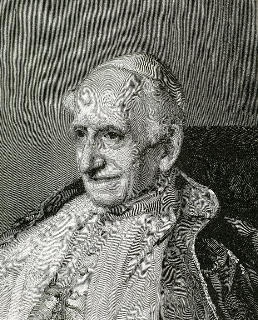 Detail of Leo XIII (1810-1903). Italian Pope (1878-1903) by Anonymous