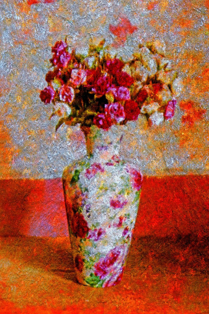 Detail of Flower Vase by Anonymous
