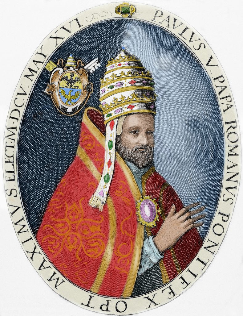 Detail of Paul V (1552-1621). by Anonymous