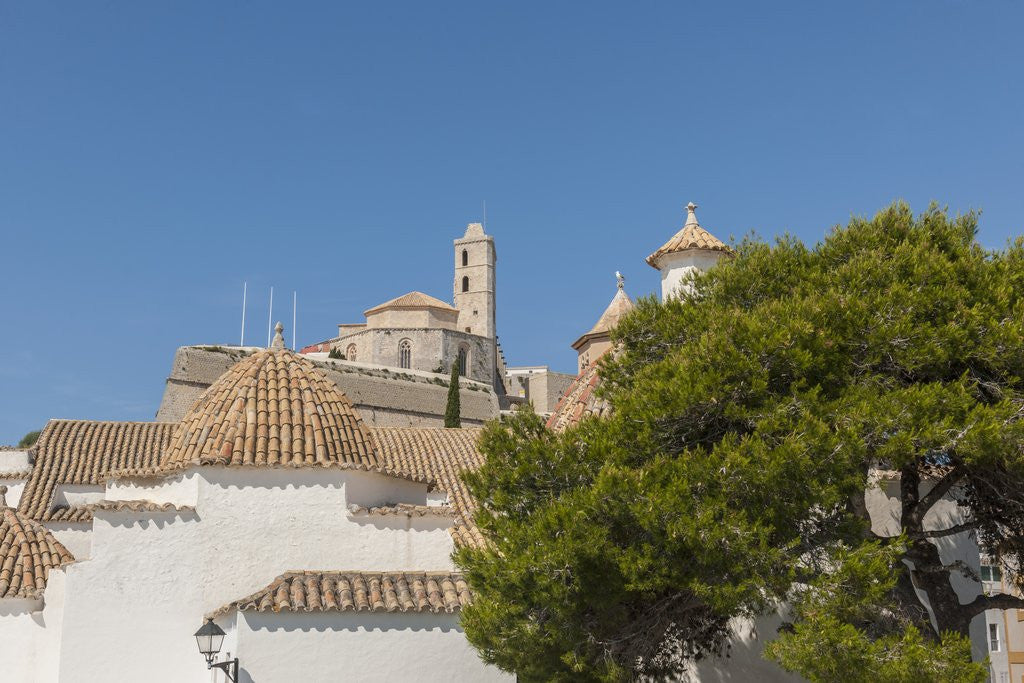 Detail of Balearic Islands - view of the old town by Anonymous