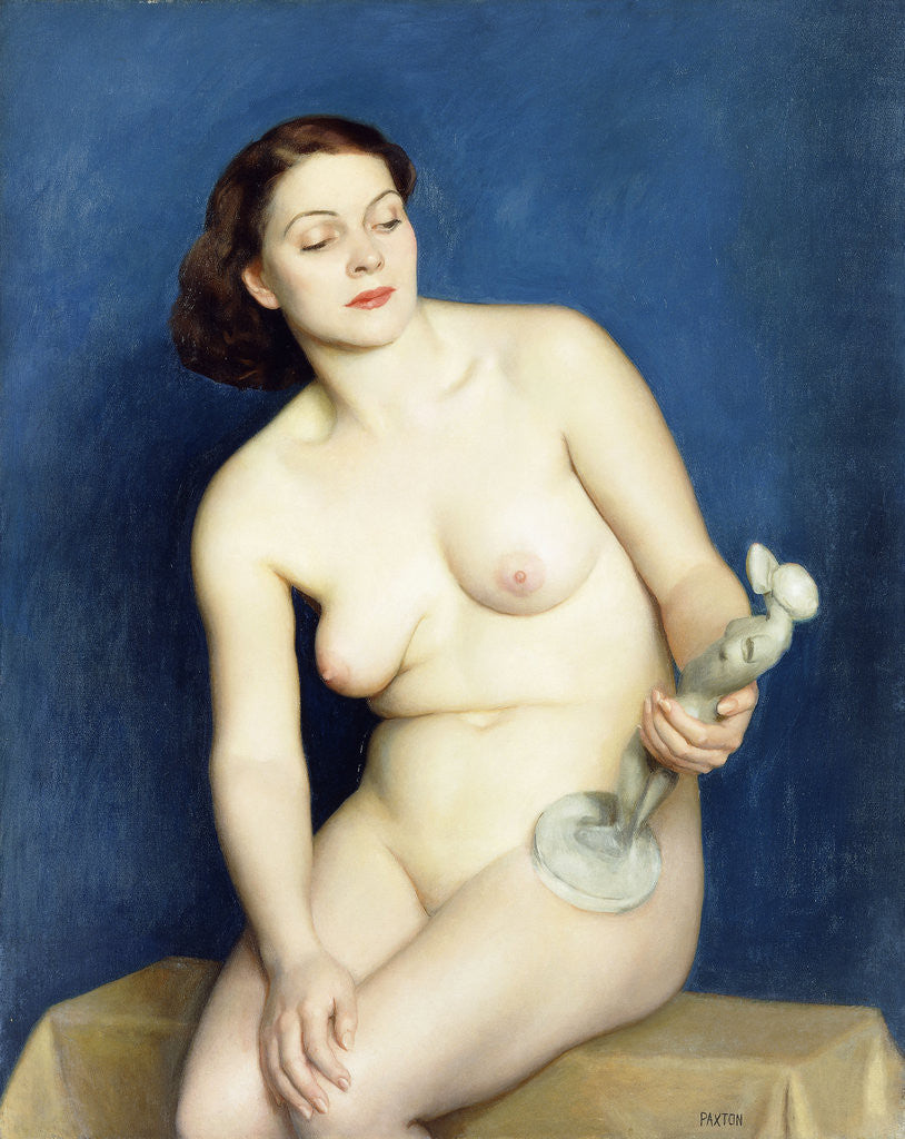 Detail of Nellie and Phryne by William McGregor Paxton