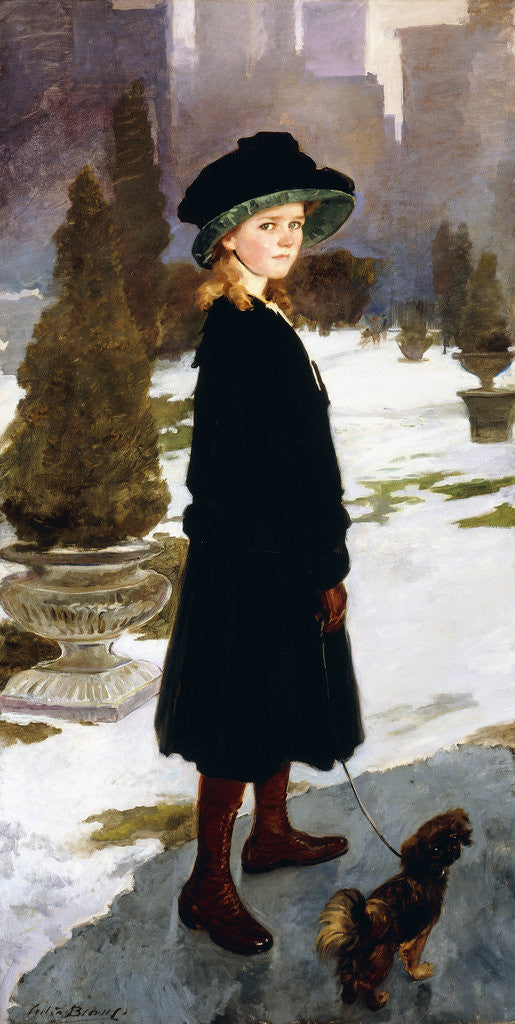 Detail of Portrait of Alice Davison by Cecilia Beaux