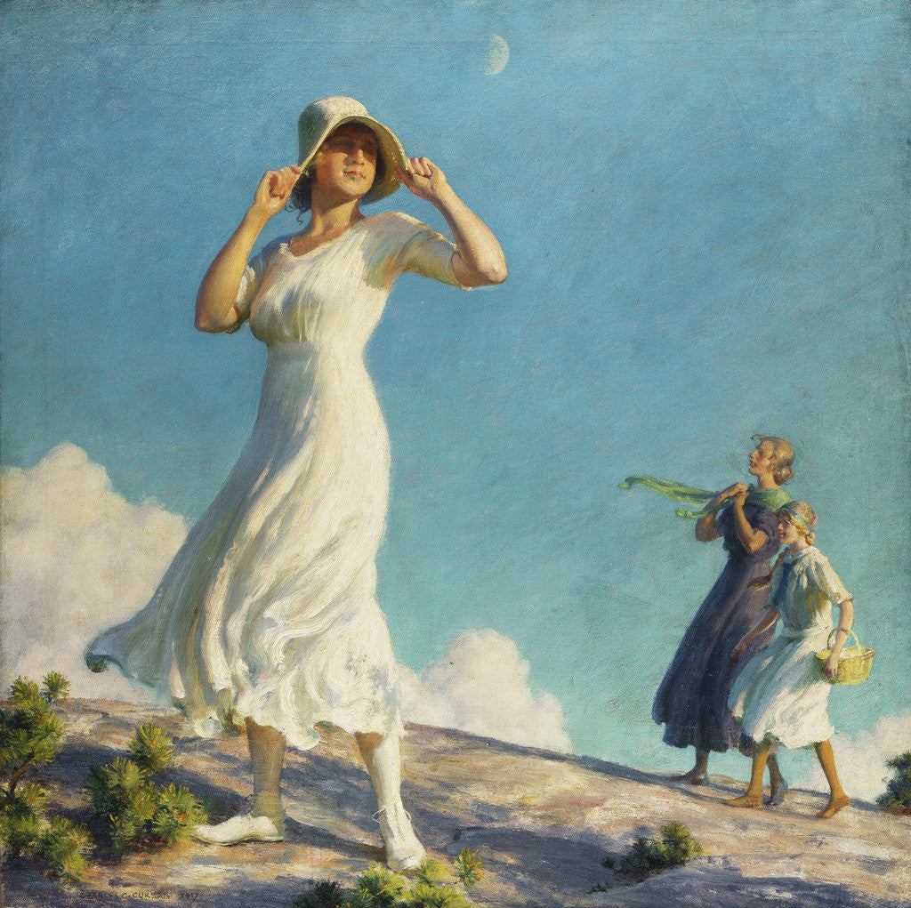 Detail of High Country by Charles Courtney Curran