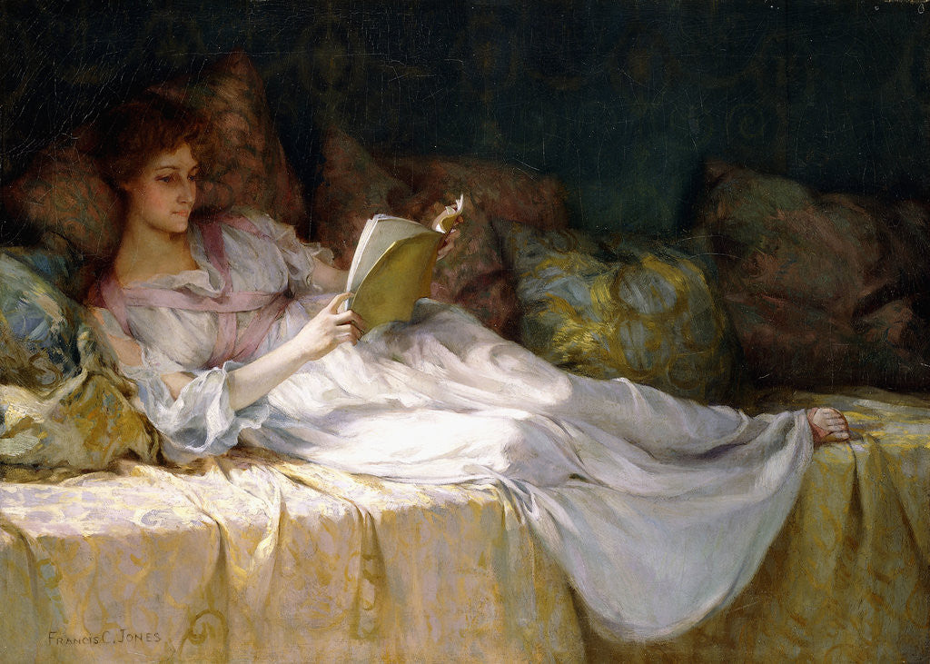Detail of A Quiet Time by Francis Coates Jones