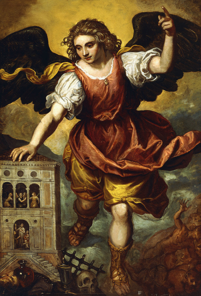 Detail of The Archangel St. Michael by Anonymous