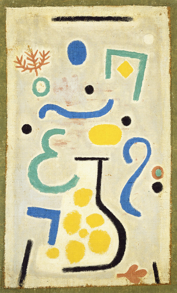 Detail of The Vase by Paul Klee