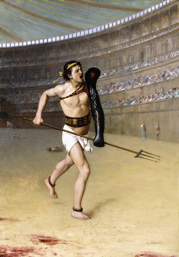 Detail of Retarius by Jean Leon Gerome