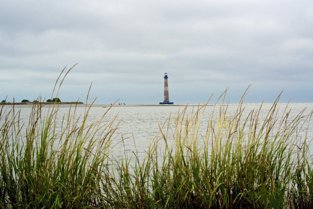 Detail of Morris Island Lighthouse - Folly Beach, SC by Anonymous