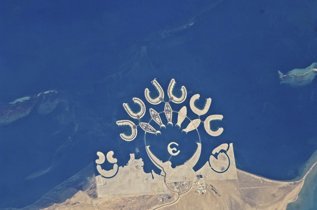 Detail of Artificial islands of Durrat Al Bahrain by Anonymous