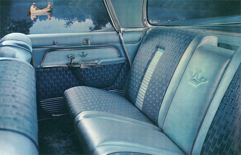 Detail of American Car Interior with Fishermen by Anonymous