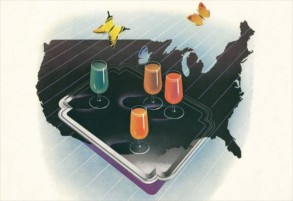 Detail of Juices Across America by Corbis