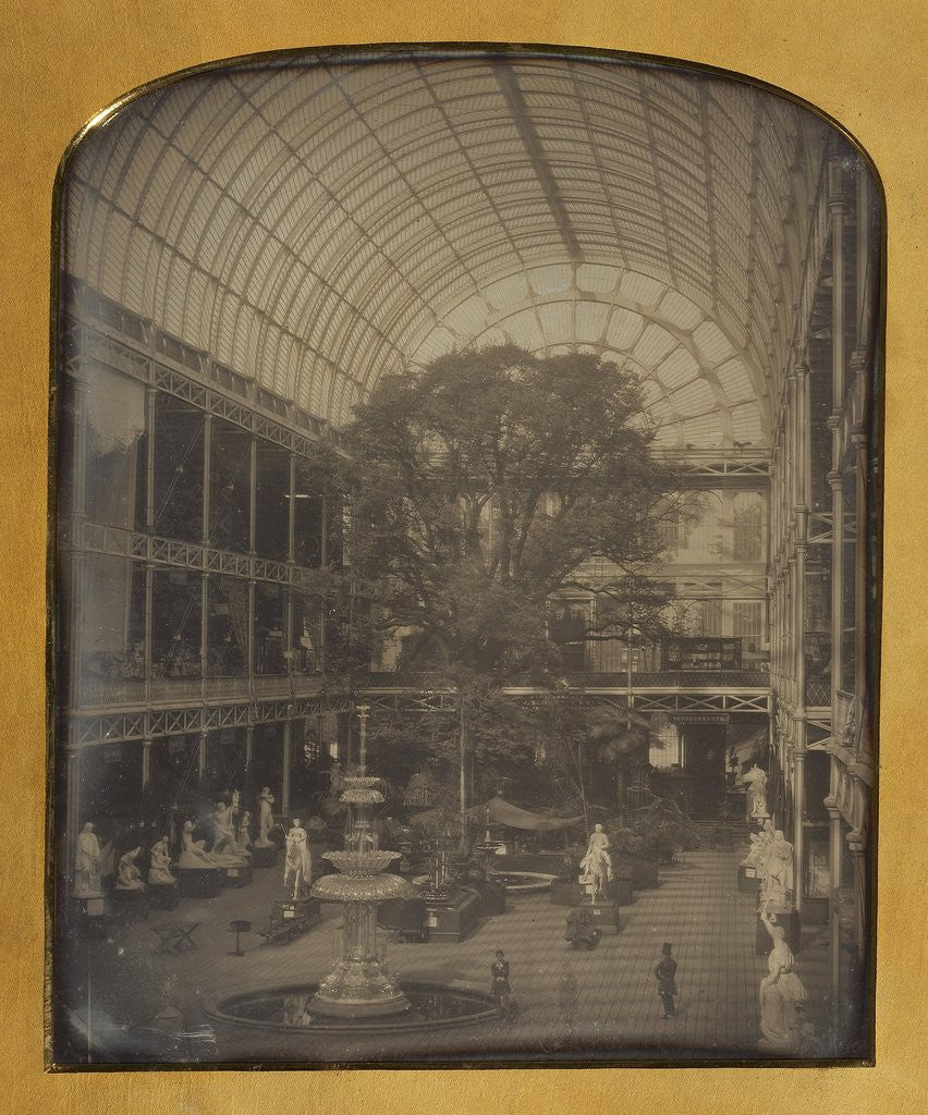 Detail of The Crystal Palace at Hyde Park, London by John Jabez Edwin Mayall