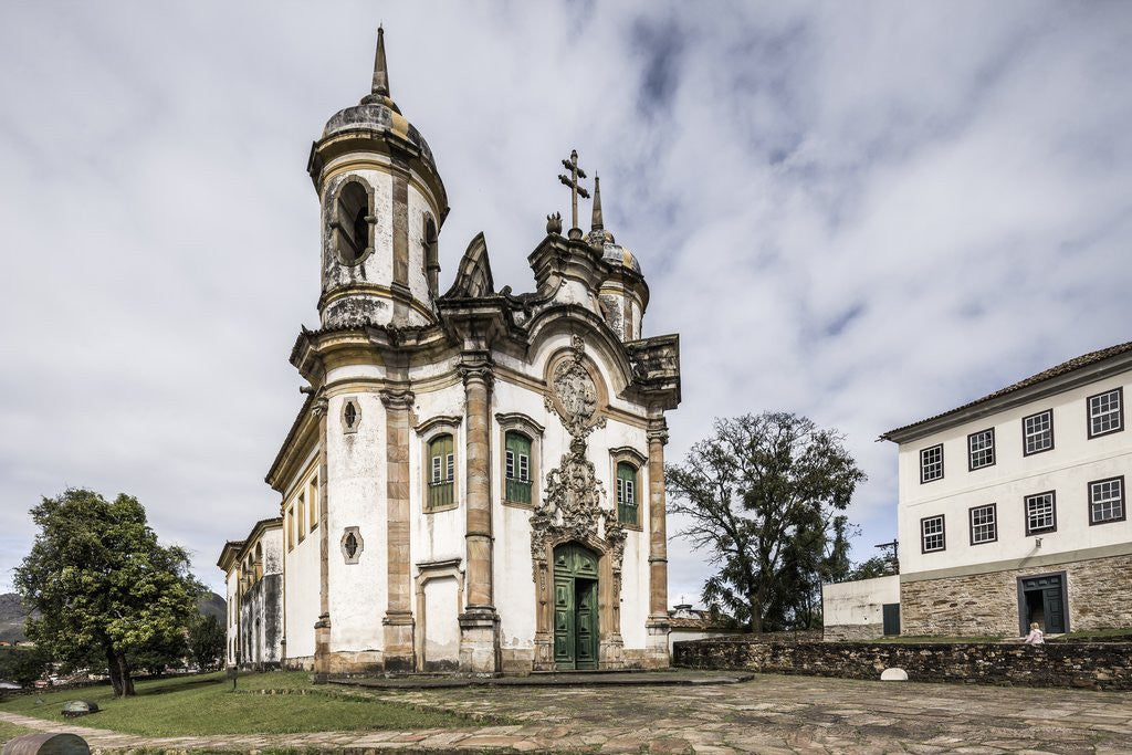 Detail of View of the Igreja (church) Sao Francisco de Assis by Anonymous