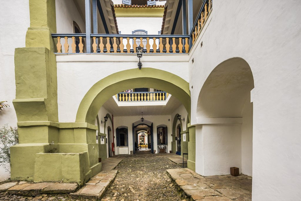 Detail of Casa dos Contos (Museum), the courtyard by Anonymous