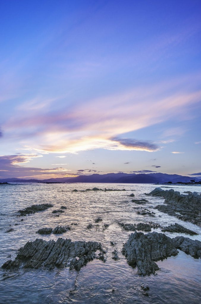 Detail of Kaikoura Sunset by Anonymous