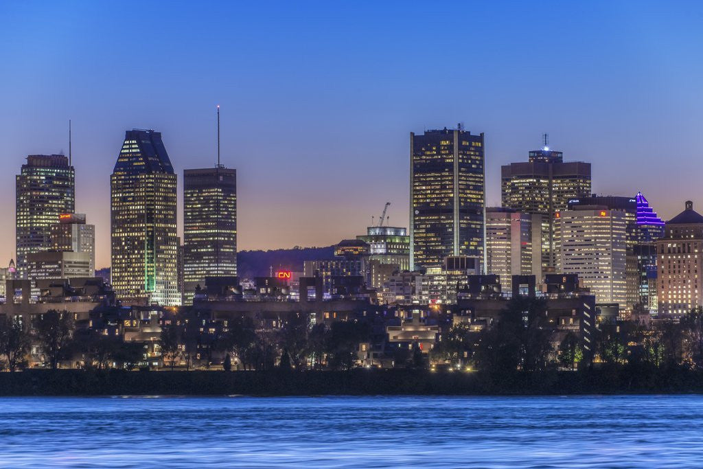 Detail of Montreal Skyline by Corbis