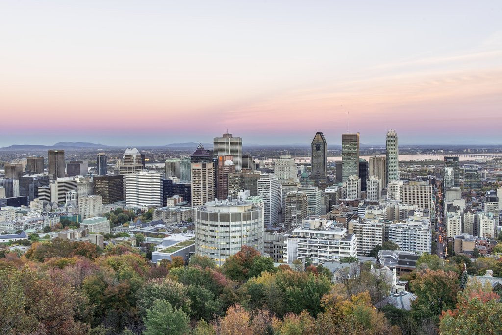 Detail of Montreal Sunset by Anonymous
