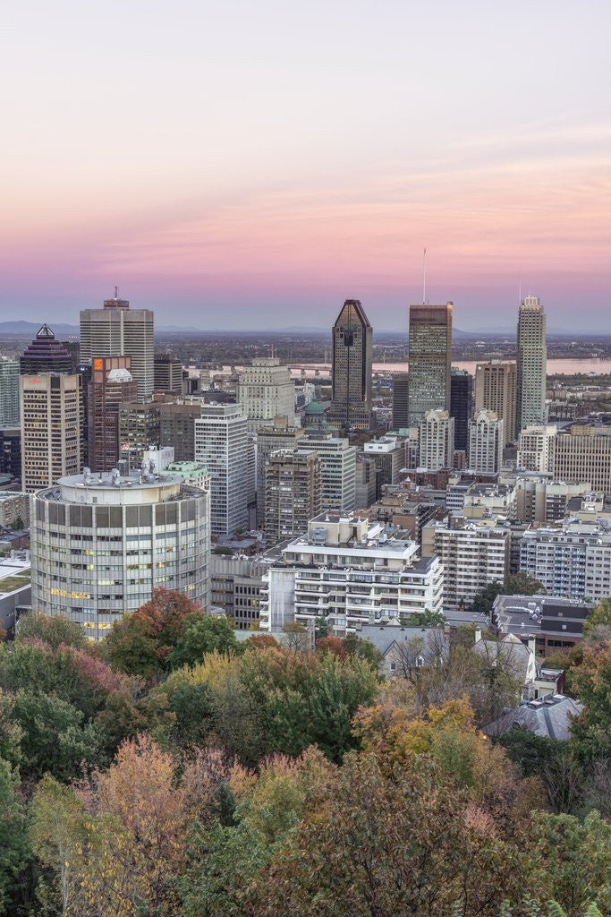 Detail of Montreal Sunset by Anonymous