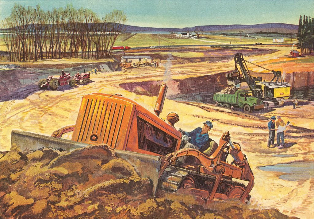 Detail of Major Excavation by Anonymous