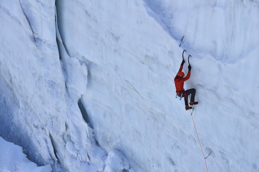 Detail of Ice climbing in the Bernes Oberland, Swiss Alps by Anonymous
