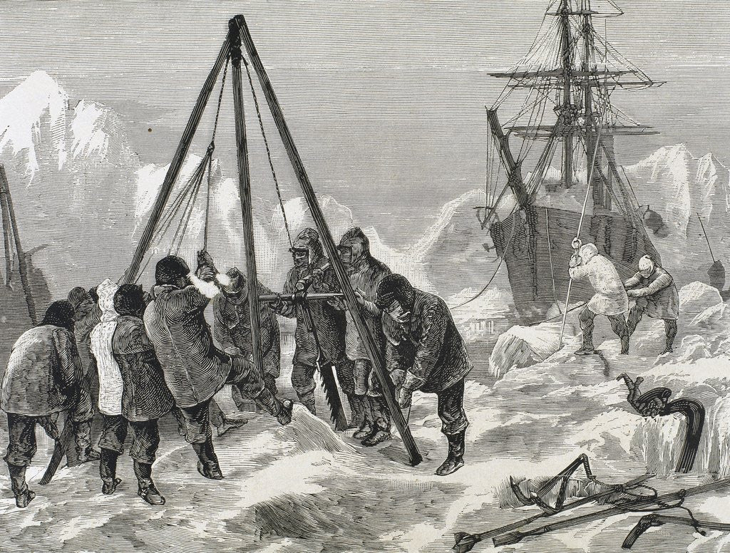 Detail of Nares, Sir George Strong (1831-1915). British naval officer and Arctic explorer. by Anonymous