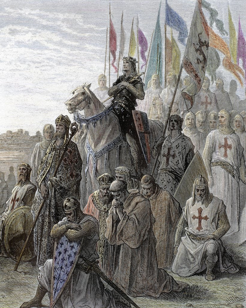 Detail of Richard I of England, known as Richard the Lionheart (1157-1199). King of England (1189-1199). Crusa by Anonymous