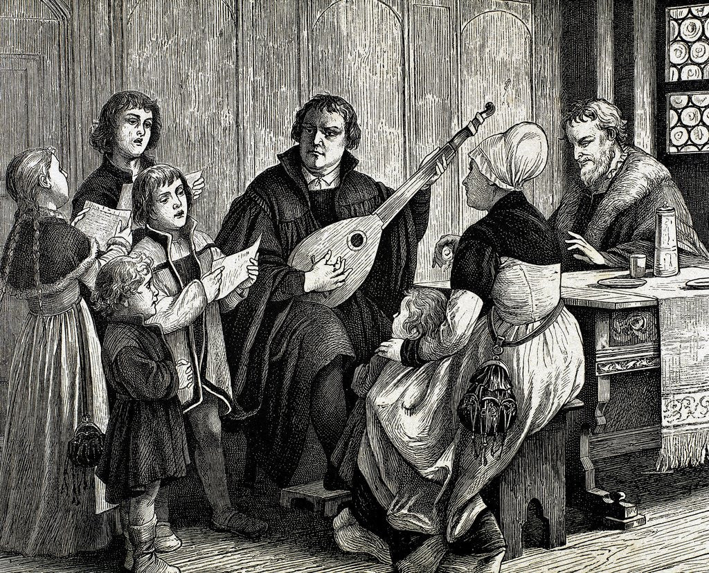 Detail of Martin Luther (1483-1546). by Anonymous