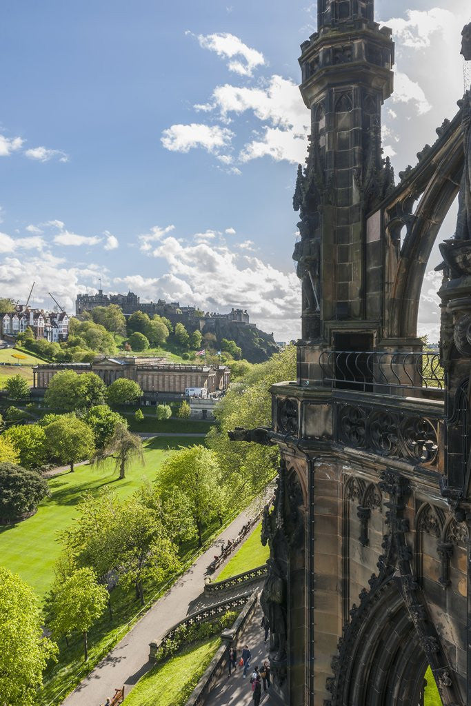 Detail of Old Town view from Scott Monument by Anonymous