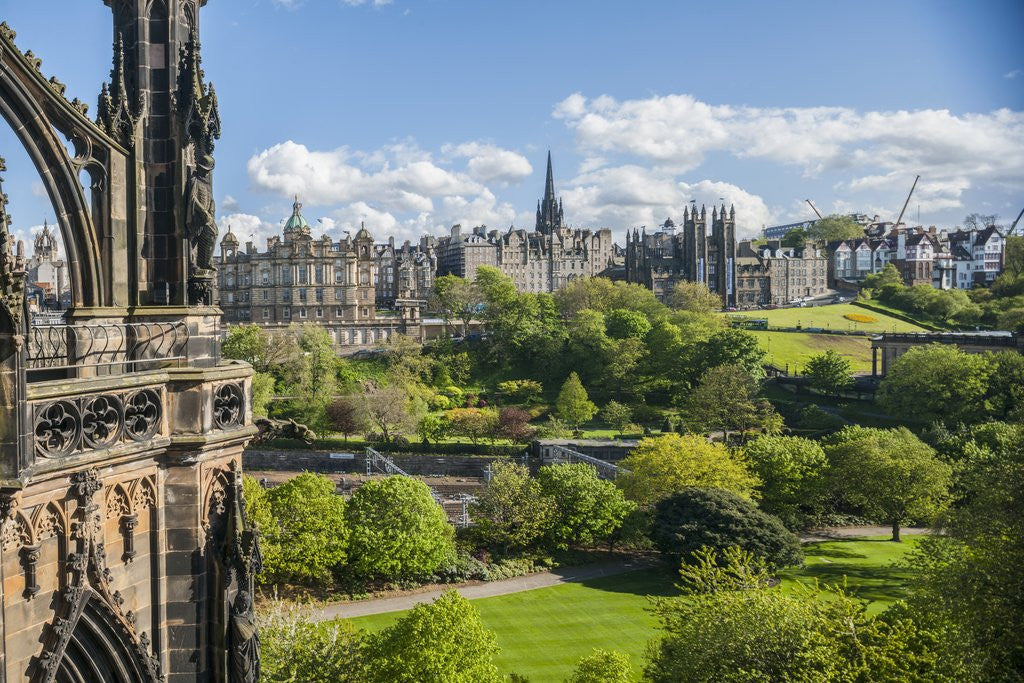 Detail of Old Town view from Scott Monument by Anonymous
