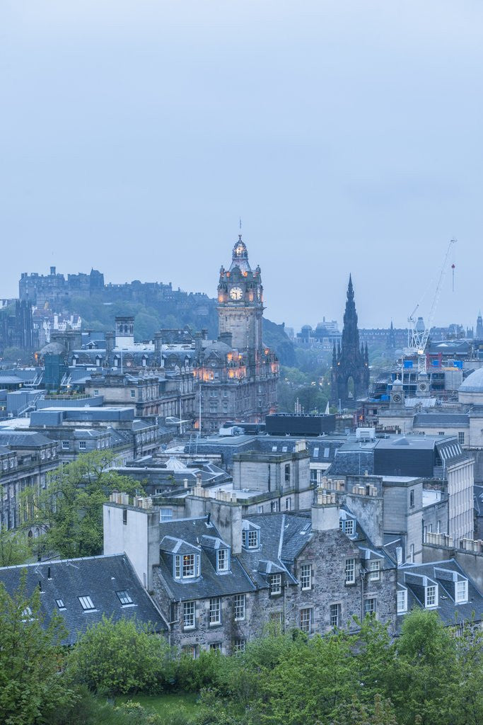 Detail of View of Old Town from Calton Hill by Anonymous
