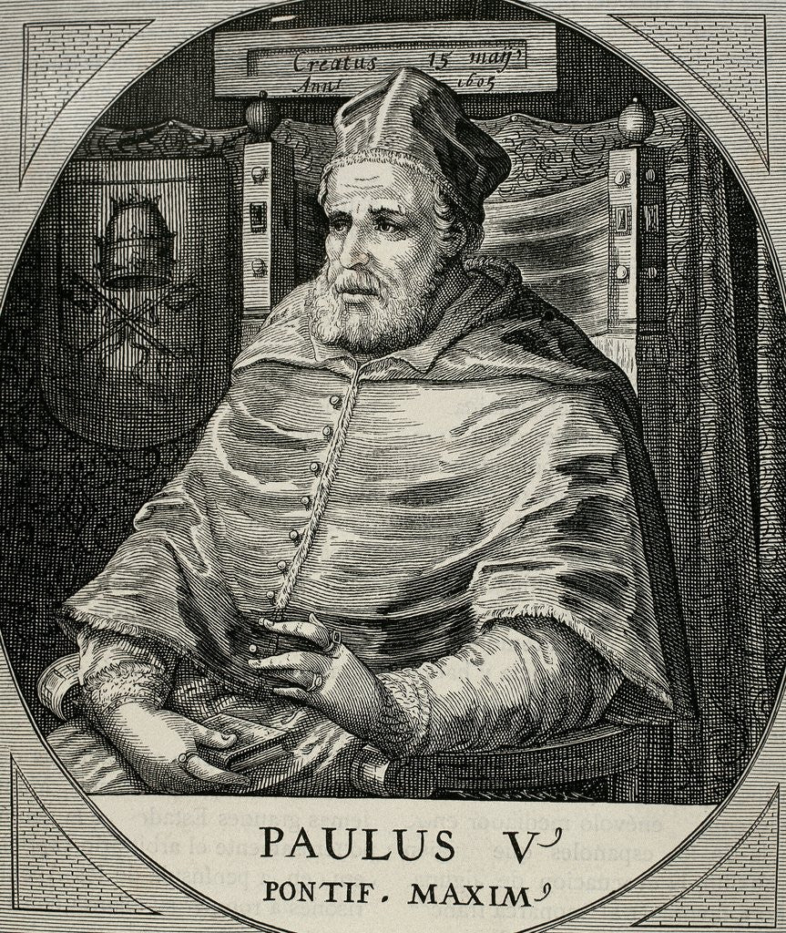 Detail of Pope Paul V by Corbis